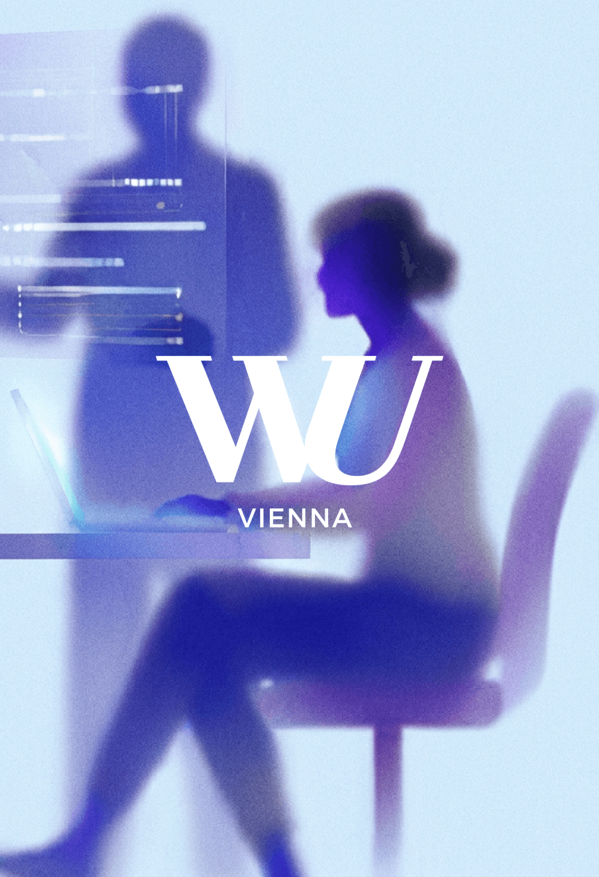 WU Wien Visual mit zwei Personen in einem digitalen Arbeitskontext.